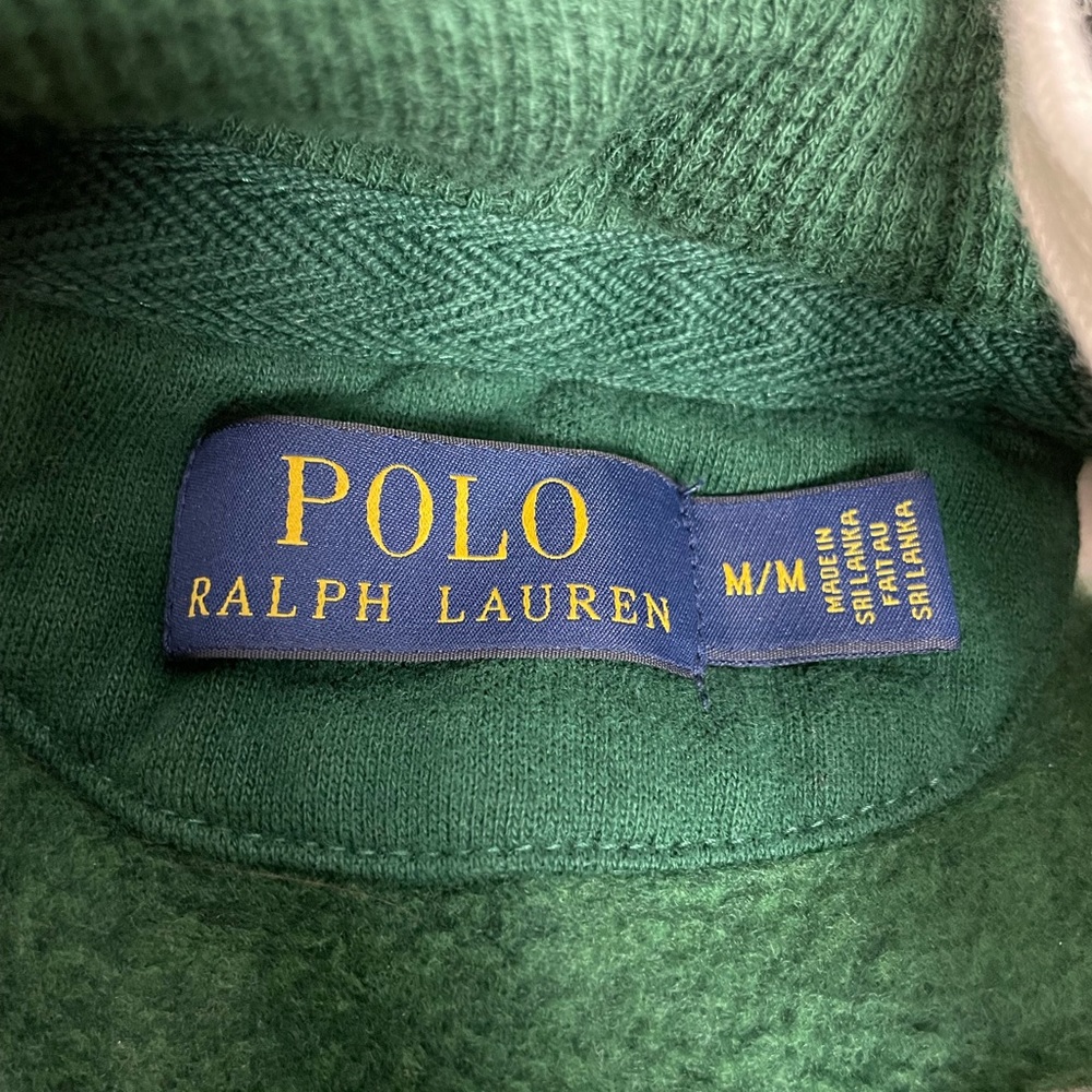Green Striped Polo by Ralph Lauren Sweatshirt - Picture 4 of 5